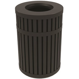 ArchTec Parkview 3, 45 Gal. Black Round Trash Can