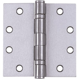 Tell Manufacturing 4.5 in. x 4.5 in. Satin Chrome Ball Bearing Hinge (3 per Box)