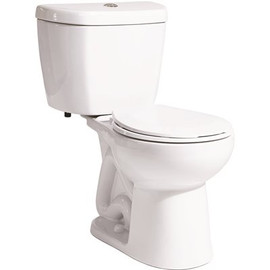 Niagara Stealth 2-Piece 0.8 GPF Single Flush Round Bowl Toilet in White