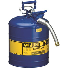 JUSTRITE MFG SFTY CAN 5 GAL BLUE W/HOSE