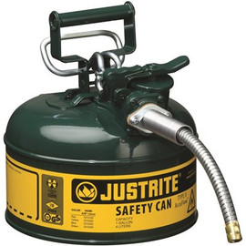 JUSTRITE MFG SFTY CAN 1 GL GREEN W/HOSE