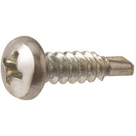 Crown Bolt #8-18 in. x 3/4 in. Pan Head Phillips Self-Drilling Screw (30-Pack)