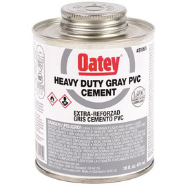 Oatey 8 oz. Gray PVC Heavy Duty Cement