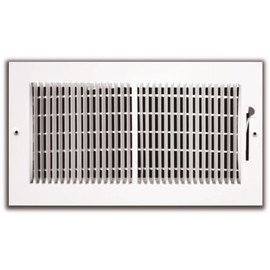 TruAire 12 in. x 4 in. 2-Way 1/3 in. Fin Spaced Wall/Ceiling Register