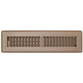 TruAire 2 in. x 12 in. Brown Floor Register