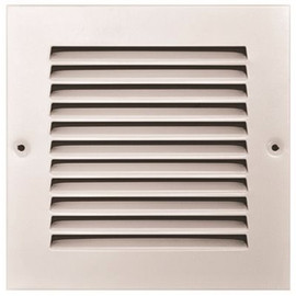 TruAire 6 in. x 6 in. White Stamped Return Air Grille