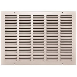 TruAire 20 in. x 14 in. White Stamped Return Air Grille