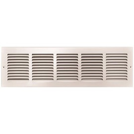 TruAire 24 in. x 6 in. White Stamped Return Air Grille