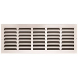 TruAire 24 in. x 8 in. White Stamped Return Air Grille