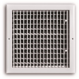 TruAire 10 in. x 10 in. Adjustable 1-Way Wall/Ceiling Register