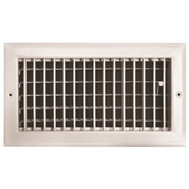 TruAire 12 in. x 6 in. Adjustable 1 Way Wall/Ceiling Register TruAire 12 in. x 6 in. Adjustable 1 Way Wall/Ceiling Register