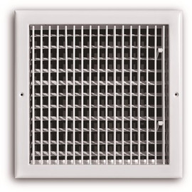 TruAire 12 in. x 12 in. Adjustable 1-Way Wall/Ceiling Register