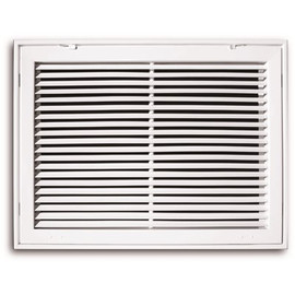 TruAire 30 in. x 20 in. White Fixed Bar Return Air Filter Grille