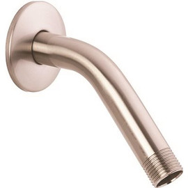 Premier 6 In. Shower Arm with Flange in Brushed Nickel