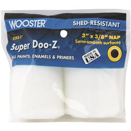 Wooster 3 in. x 3/8 in. High-Density Super Doo-Z Roller Cover (2-Pack)