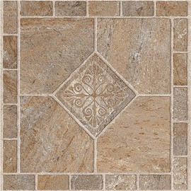 Armstrong Multi-Color Bronze 12 in. x 12 in. Residential Peel and Stick Vinyl Tile Flooring (45 sq. ft. / case)