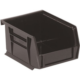 QUANTUM STORAGE SYSTEMS 1.2 Gal. Ultra Series Stack and Hang Storage Bin in Black