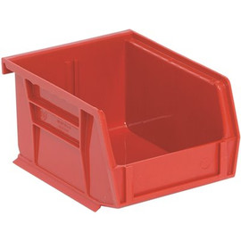 QUANTUM STORAGE SYSTEMS 1.2 Gal. Ultra Series Stack and Hang Storage Bin in Red