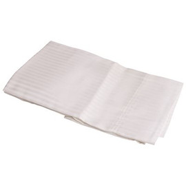 T250 Standard Pillow Case), 42 in. x 36 in. White with Tone on Tone Sateen Stripes (144 Each Per Case)