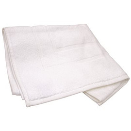 White 22 in. x 34 in., 9.50 lbs. Bath Mat with Double Frame Dobby Border (60 Each Per Case)