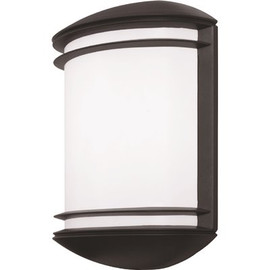 Lithonia Lighting OLCS Bronze Outdoor Integrated LED Wall Lantern Sconce