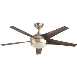 Home Decorators Collection Windward 52 in. LED Brushed Nickel Ceiling Fan with Light Kit