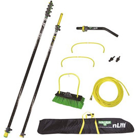 Unger 33 ft. Window Waterfed Pole with 2 Stage DI Filter