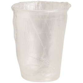 Plastic PP Cups Wrapped 9 oz 1000cs