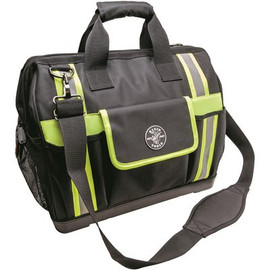 Klein Tools Tool Bag, Tradesman Pro High-Visibility Tool Bag, 42 Pockets, 16-Inch