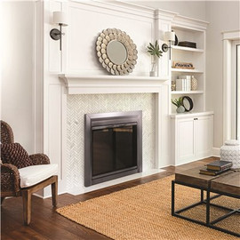 Pleasant Hearth Craton Small Glass Fireplace Doors