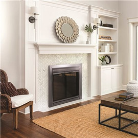 Pleasant Hearth Craton Large Glass Fireplace Doors