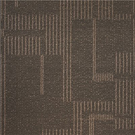 EuroTile Windsor Terrace Lead Loop 19.7 in. x 19.7 in. Carpet Tile (20 Tiles/Case)