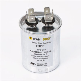 Packard 12.5 MFD 440/370-Volt Round Run Capacitor