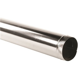 Master Flow 6 in. x 2 ft. Round Metal Duct Pipe