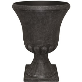 Southern Patio WINSTON URN, WEATHERED BLACK