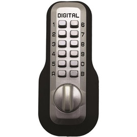 Satin Nickel Single Cylinder Digital Keypad Deadbolt