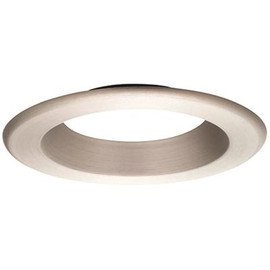 EnviroLite 6 in. Decorative Brushed Nickel Trim Ring for LED Recessed Light with Trim Ring