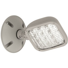 Hubbell Lighting Dual-Lite 1-Light White Integrated Led Chicago-Approved Emergency Light Outdoor Halogen Remote Head