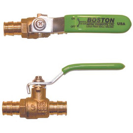 Boston Metal Products BALL VALVE, EXPANSION STYLE PEX BY PEX, 1 IN., LEAD FREE