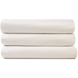 INTERNATIONAL TRADING CO T180 QUEEN FLAT SHEET IN WHITE, CASE OF 24