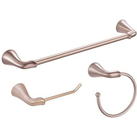 Premier Creswell 3 Piece Bath Hardware Kit in Brushed Nickel