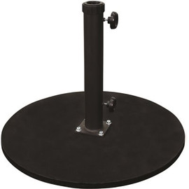 California Umbrella 95 lb. Cast Iron Round Patio Umbrella Base in Black