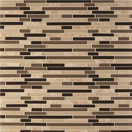 MSI Amalfi Cafe 12 in. x 12 in. x 6 mm Interlocking Glass Porcelain Mosaic Tile (15 sq. ft. / case)