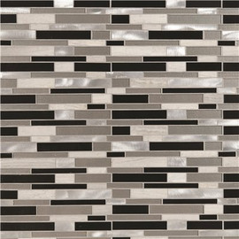 MSI Urban Loft Interlocking 12 in. x 12.63 in. Textured Glass; Stone Metal Look Wall Tile (20 sq. ft./Case)