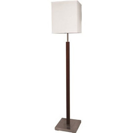 Startex 1L FLOOR LAMP BN MAHOGANY