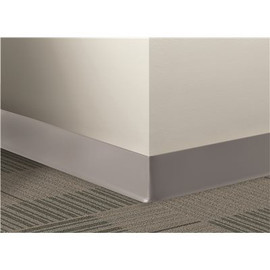 2.5 in. x 4 ft. Pewter Vinyl Wall Base