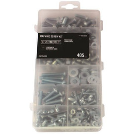 Everbilt 405-Piece Zinc-Plated Machine Screw Kit