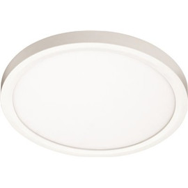 Juno Slimform 15-Watt White Integrated LED Flush Mount for J-Box Installation