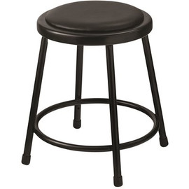 NATIONAL PUBLIC SEATING 18 IN VINYL PAD STOOL BLK