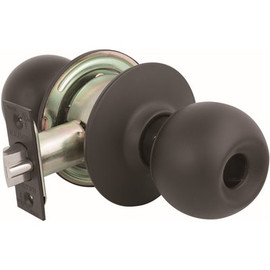 US Lock 2010 Series GR2 Entrance Ball Door Knob US10B Less Cylinder 2-3/8 in. Backset